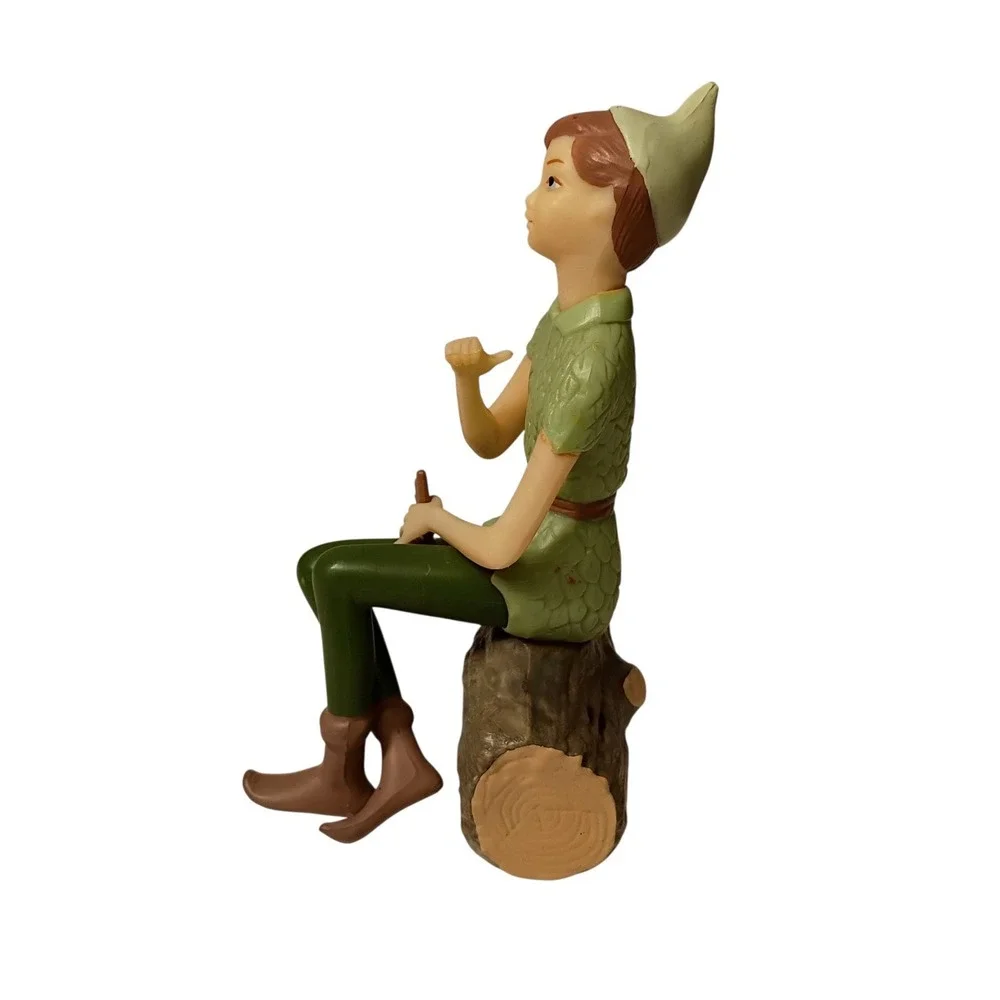 Wilton Cake Topper Peter Pan 6in Character Hard Plastic Hong Kong 1972‎ Vintage